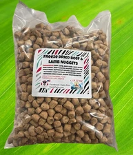 Freeze-Dried Beef & Lamb NUGGETS Dog Treats NATURAL 1.12 Pounds Human Grade