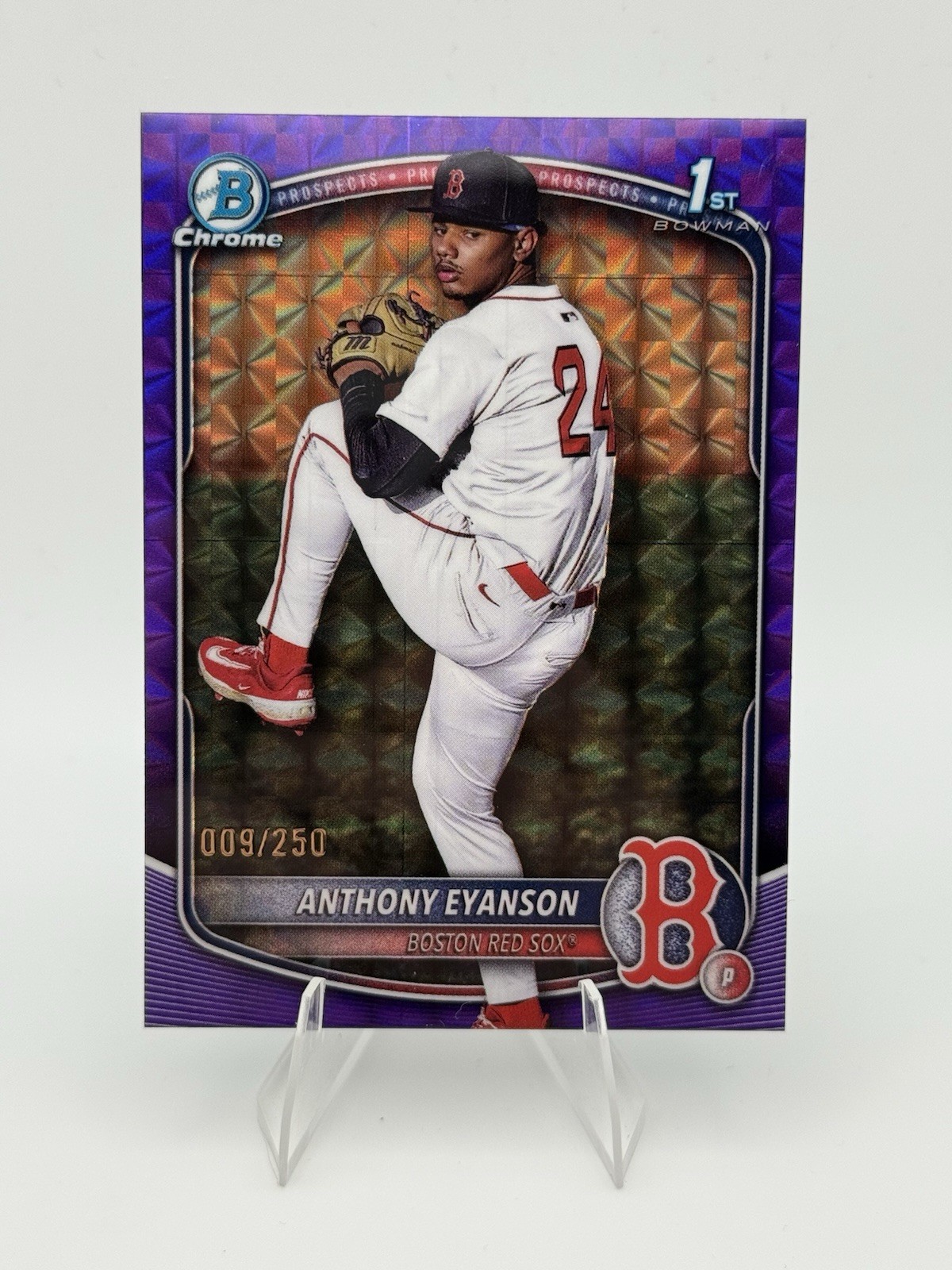 Anthony Eyanson 2025 Bowman Draft Chrome Purple Geometric 1st /250 #BDC-116