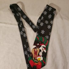 Vintage 1995 Warner Bros Looney Toons Mania Silk Neck Tie.