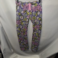 Warner Bros Tweety Women's Pajama Pants Floral Graphic Print XS