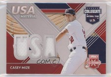 2020 Panini Elite Extra Edition USA Baseball Material Red 3/49 Casey Mize 0s3