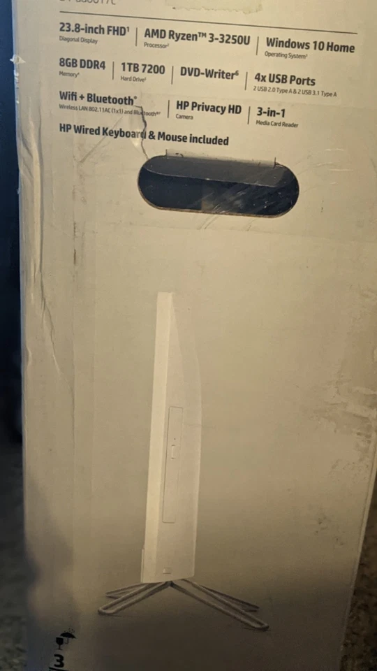 HP Pavilion 24-k00800 23.8'' (512GB SSD + 1TB HDD, Intel Core i7-10700T, 2.0GHz, - Image 2 of 4