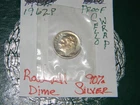 1962 P 90% Silver Roosevelt Dime GOLD & PURPLE TONED PROOF
