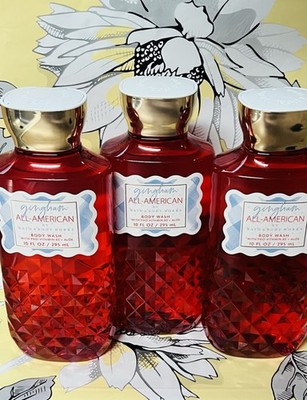 3 Bath & Body Works Gingham All American Body Wash Shower Gel 10 fl oz