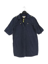 Michael Kors A-Line Midi Dress in Blue