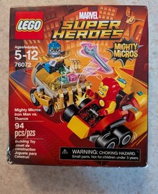 LEGO 76072 & 30454 MARVEL Lot - Shang-Chi & Iron Man vs Thanos Mighty Micros