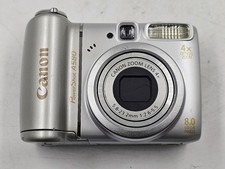 Canon PowerShot A580 8.0 MP Digital Camera Silver - Working