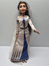 Disney Wish Queen Amaya of Rosas Fashion Doll White/Blue Gown With Cape