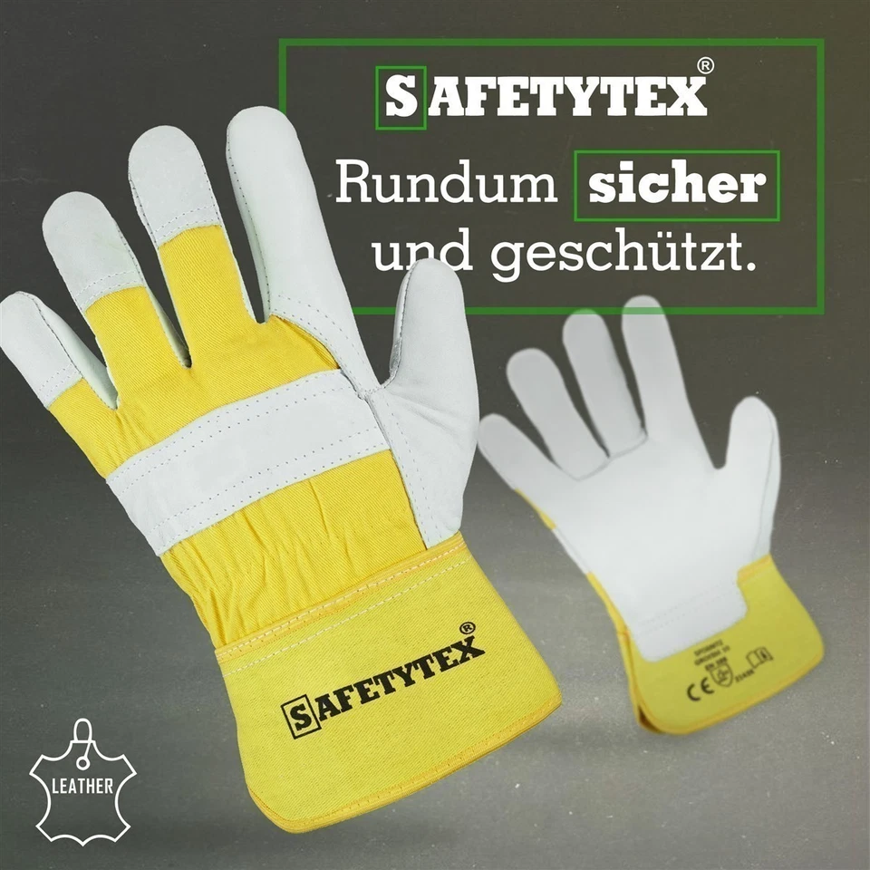 Arbeitshandschuhe Rindvollleder Handschuhe SPORNITZ Lederhandschuhe Gr. 8-12 - Bild 3 von 4