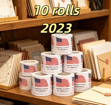 2023 NEWEST 10 ROLLS OF 100 USPS - FREE SHIPP...