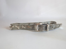 Vintage Mesh Silver Belt Ornate Horse medallions 1.25" Width 80cm 31" S4