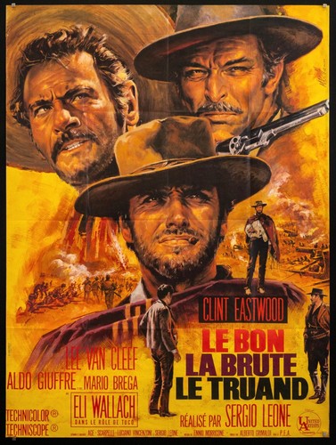 Affiche Film Le Bon La Brute Et Le Truand - Planète Vintage