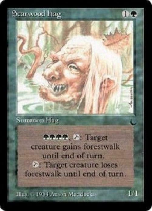 Scarwood Hag  The Dark MtG LP to NM