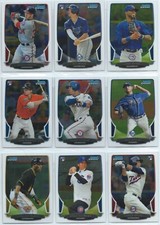 2013 Bowman Chrome Base Card You Pick the Player / Card Finish Your Set 1-110