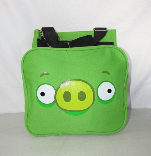 Sac à dos toile coton cochon vert Angry Birds - Photo 1 sur 4