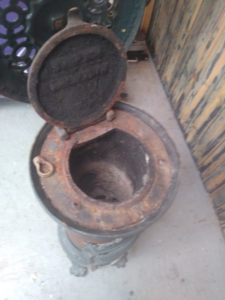 Godin Stove Multi fuel wood stove top loading eBay