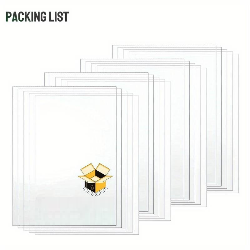 13 Fogli In Plexiglass Trasparente - 13x18 Cm, Spessore 3 Mm, Per Cornici, Decorazioni E Progetti Fai Da Te - Foto 12