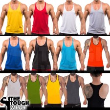 Gym Stringer - Camiseta sin mangas para hombre para culturismo y fitness - Stringer Sports