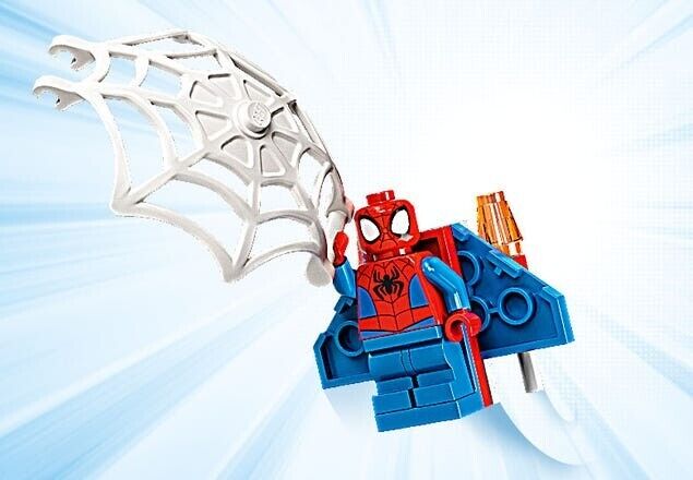 Lego Marvel Spidey Super Heroes SPIDERMAN w/ Net & Wings from Set 10782 NEW