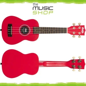 Kala Cherry Bomb Ukadelic Soprano Ukulele with Bag - UK-CHERRYBOMB (Red Uke)