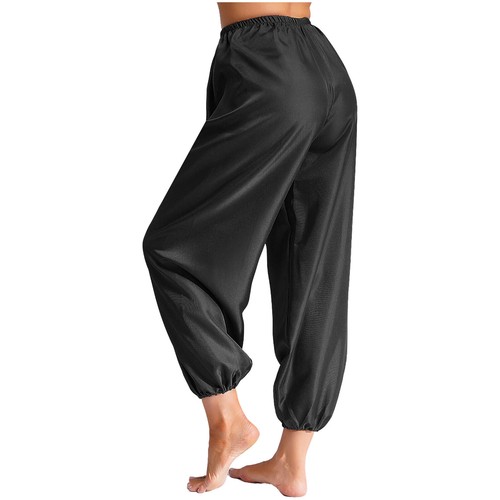 Women's Pants Opera Sweatpants Stage Trousers Elastic Waistband Bloomers Baggy - Picture 42 of 88
