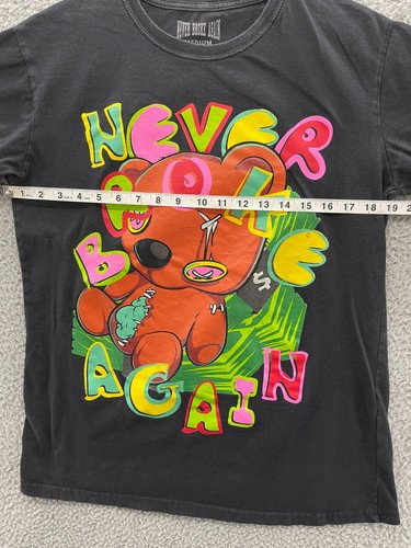 T-shirt Never Broke Again taglia media manica corta nera denaro - Foto 6 di 7