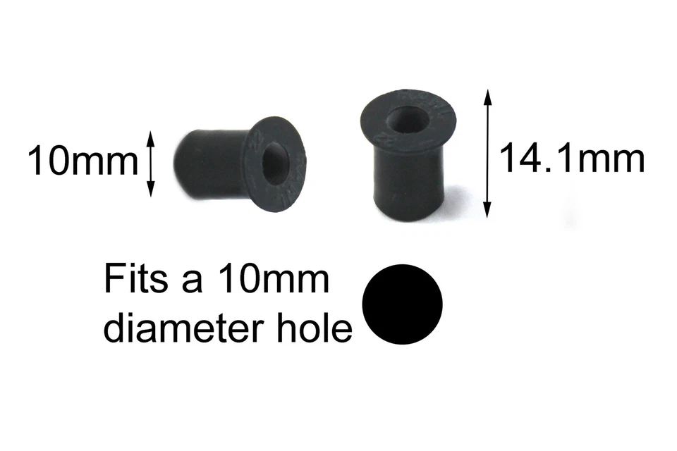 Speedy Fasteners 10x Windshield Screen Bolts Rubber Well Nuts fits Suzuki GSX-R - Image 4 of 4