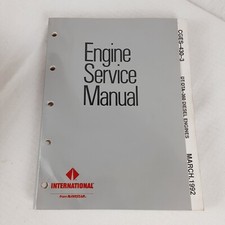 International Engine Service Manual March 1992 Cges-430-3 Genuine 360 Diesel