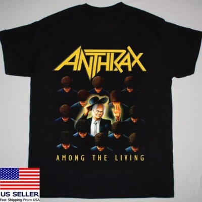 Anthrax Among The Living Short Sleeve T Shirt Full Size S-5XL
