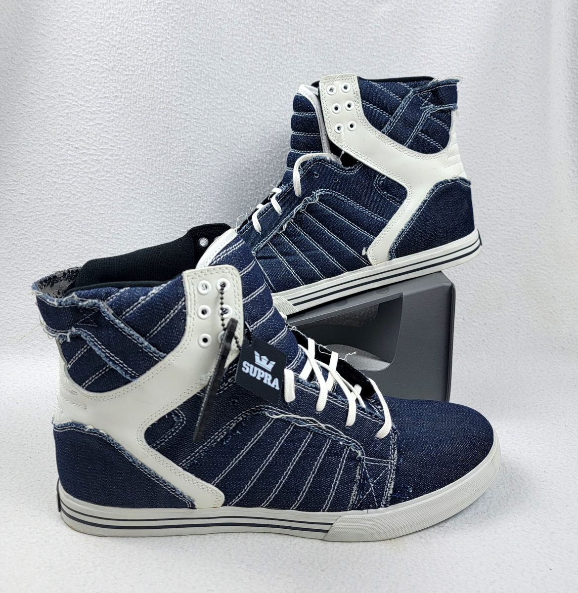 Supra Chad Muska Skytop Sneakers Men's Shoes Size 15 Blue