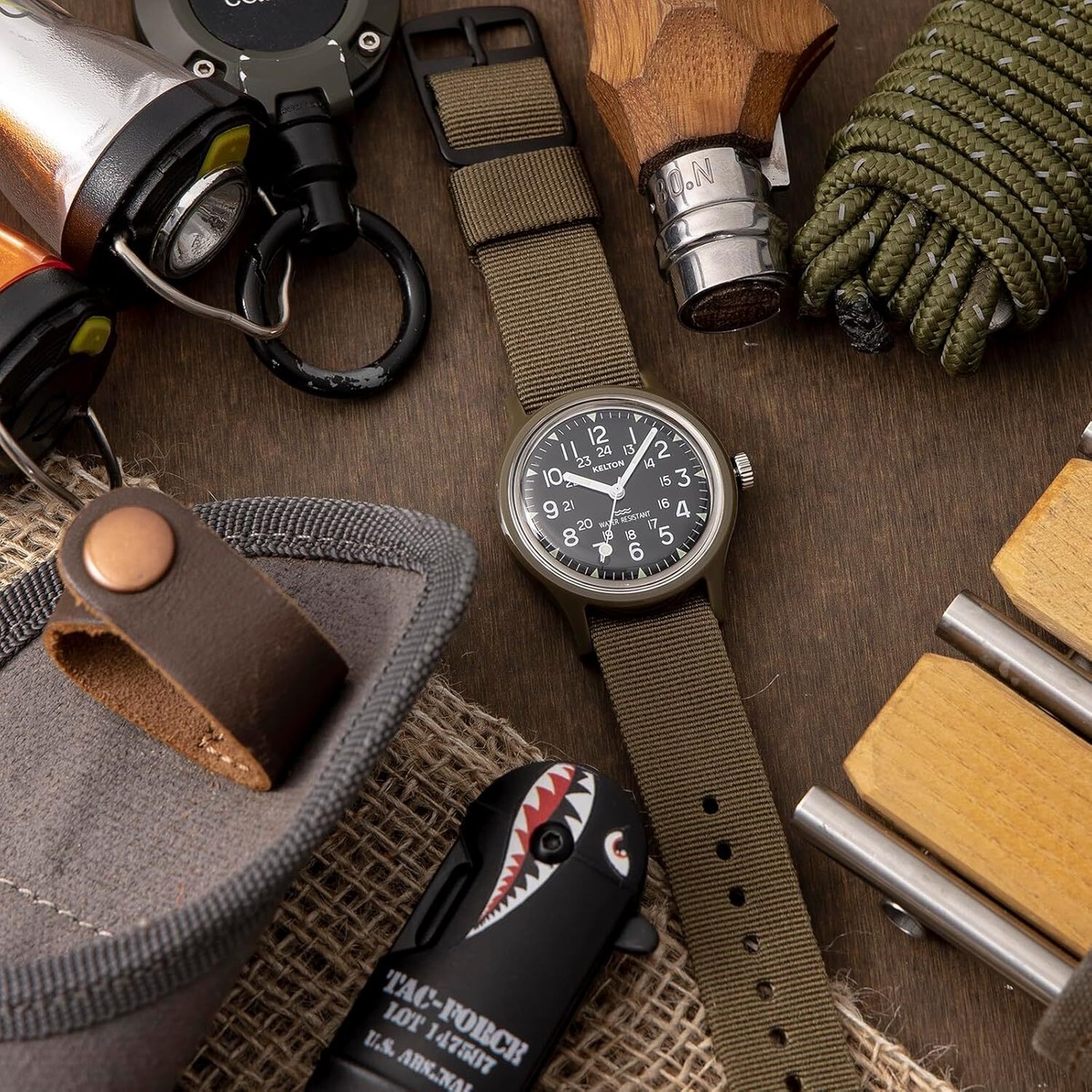 KELTON ケルトン手巻き腕時計 Jungle Camper 9123242J Amazon | [ケルトン] 腕時計 Jungle Camper Watch 9123222J
