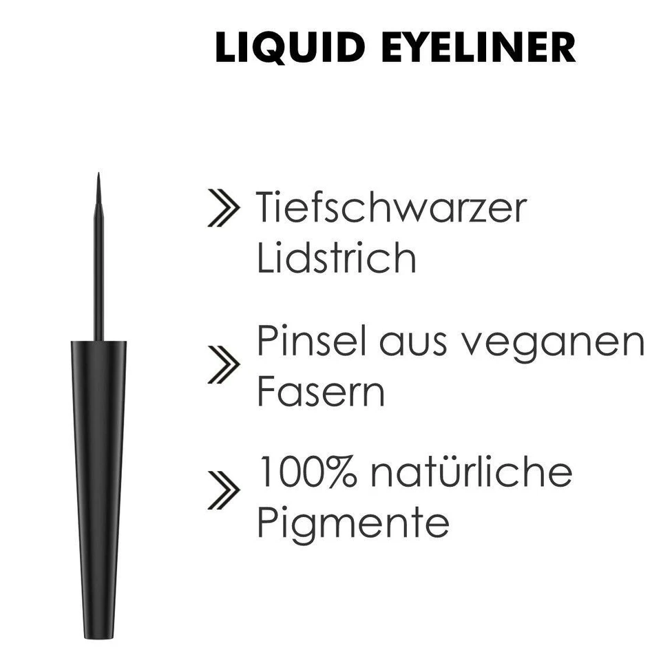 Liquid Eyeliner 01 black Delineador de ojos líquido en negro fieltro especial fino... Foto 4 de 4