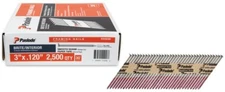 2500 Paslode Framing Nails 3 in. x 0.120-Gauge 30-Degree Smooth Shank Paper Tape