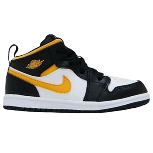 Jordan 1 Mid TD Black University Gold 2021
