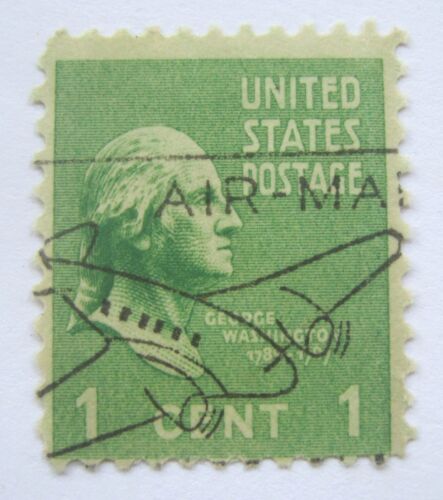 US 804 with 1930's SON Crisp Clear Airplane Airmail Fancy Cancel - Picture 1 of 2