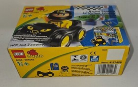 LEGO Duplo Racing Leopard #1403 (2001) ** Unopened with Box Damage ** 3 Pieces