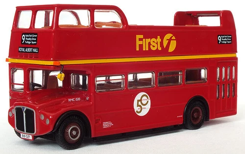 Diecast Bus 1:76 Short Open Top AEC Routemaster RMC Double Deck Bus EFE 33105