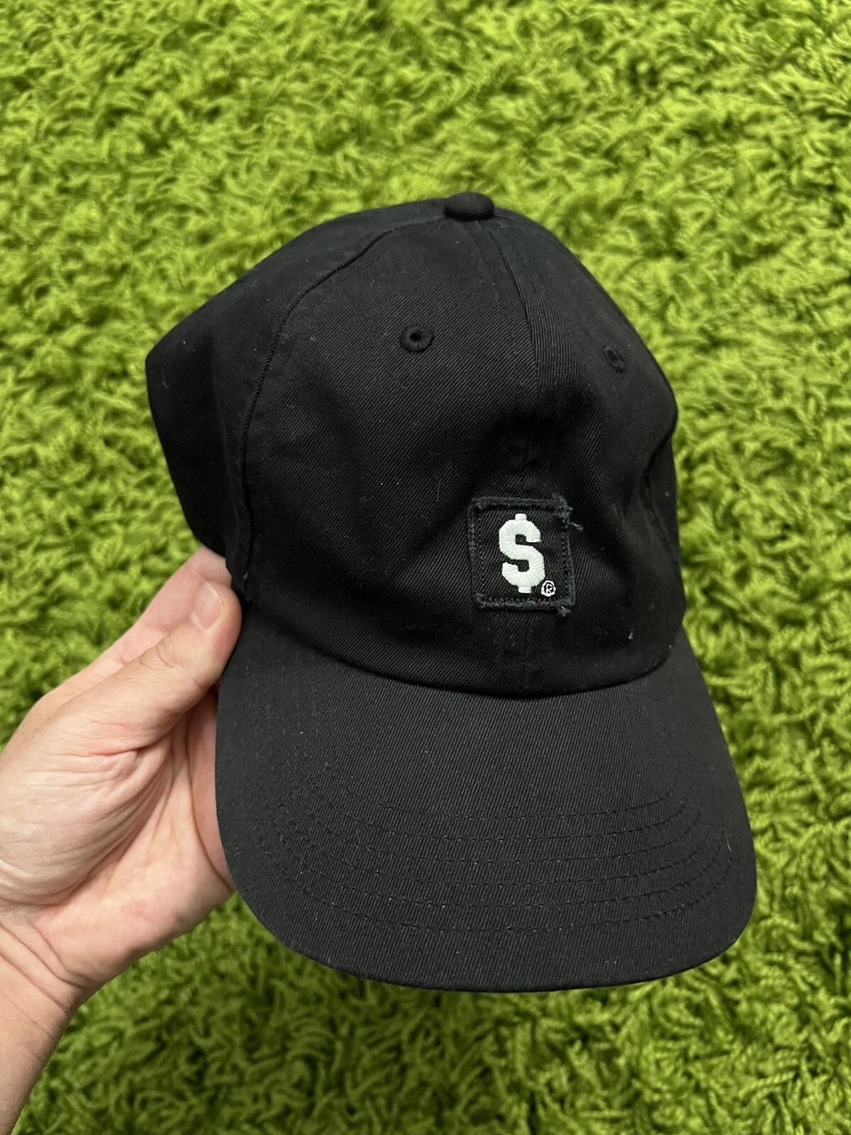 Chapeau Supreme Dollar Patch 6 panneaux noir SS23