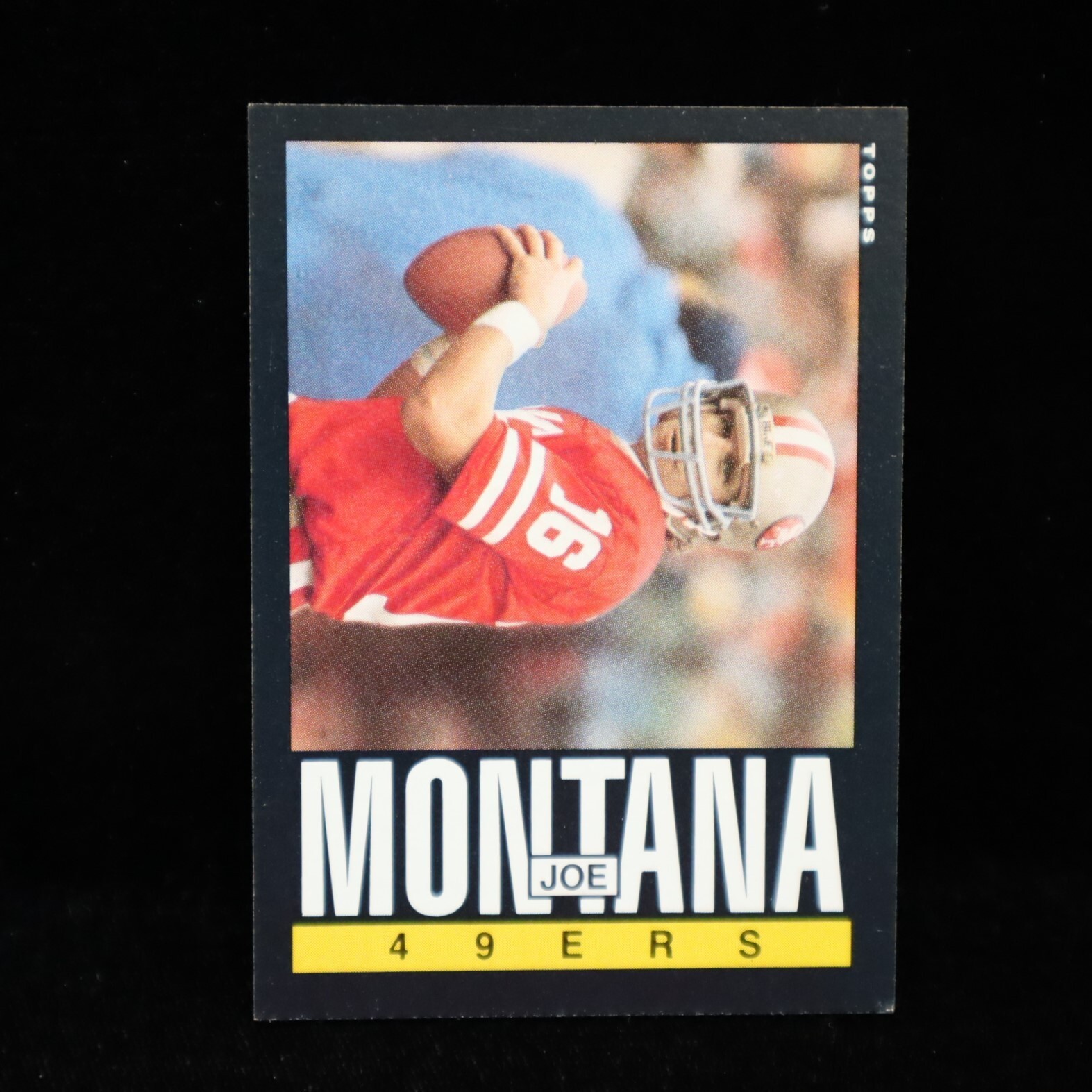 1985 Joe Montana San Francisco 49ers Topps  #157  (A)
