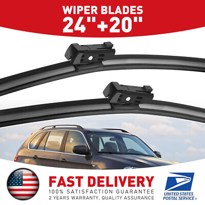 New Front Windshield Wiper Blade Set For BMW E70 X5 E71 X6 10/2011-2013 US
