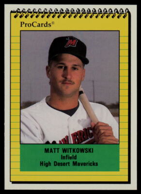 1991 ProCards Matt Witkowski High Desert Mavericks