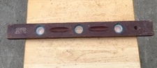 VINTAGE STANLEY NO. 257N WOODEN 24” DOUBLE BUBBLE LEVEL