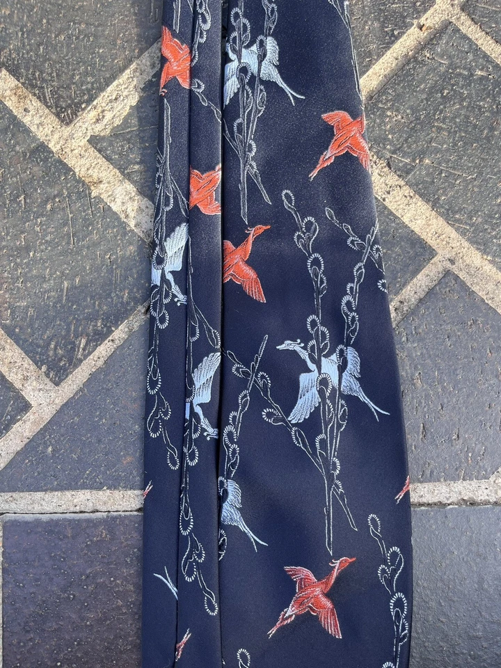 Corbata vintage Brittania Swan Foto 3 de 4