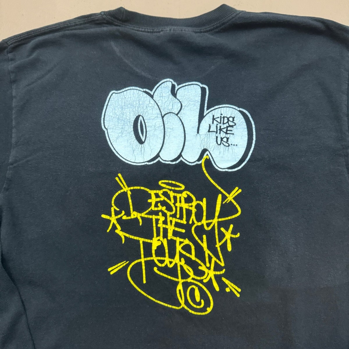 Hour Natural 90s tシャツギターy2k グランジ　 パンク Rare VTG 00s Y2K Kids Like Us Hardcore HXC Punk Band T Shirt