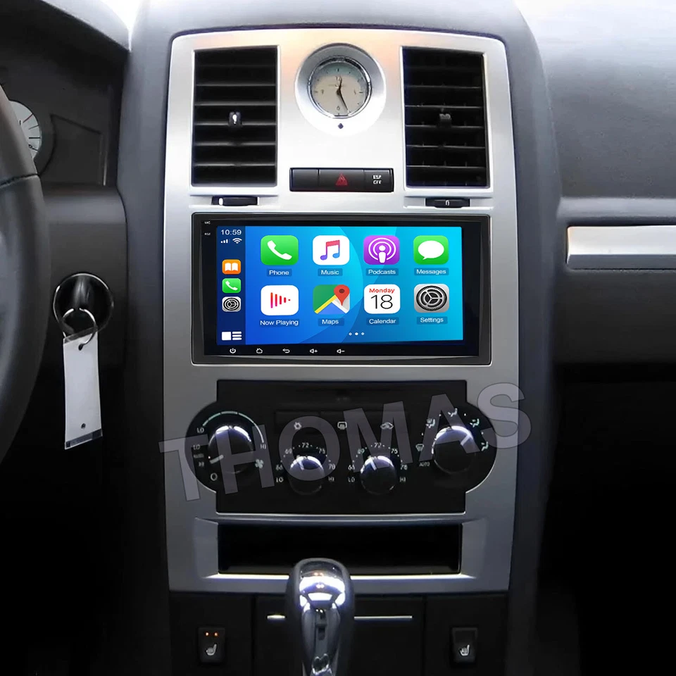 8" Android 13 CarPlay For 2005 2006 2007 Chrysler 300 Car Stereo Radio GPS Nav - Image 2 of 4