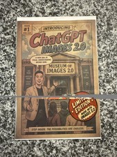 ChatGPT Images 2.0 Comic Book #1 Limited Edition Chat GPT In Hand New