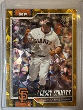 2026 Topps Series 1 Casey Schmitt Gold Diamante /50 SP #57