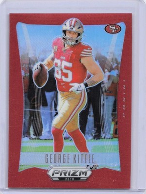 2024 Panini Prizm Deca George Kittle Red /199 49ers 330