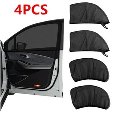 4pcs Front Rear Side Window Car Sun Shade Privacy Uv Block Mesh Screen For Bmw