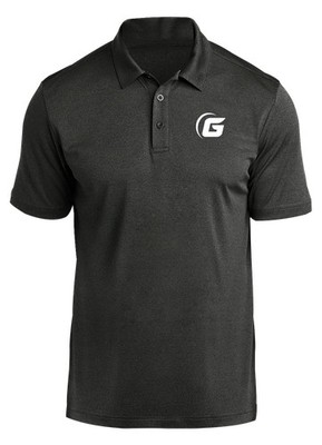 900 Global White G Prime Polo Black Heather